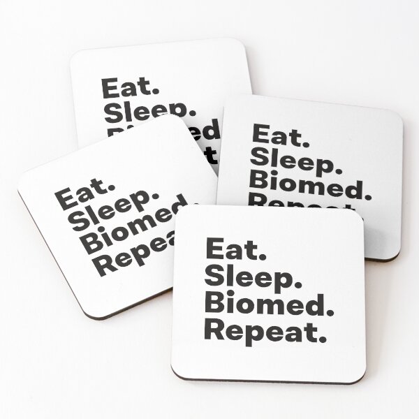 Item preview, Eat Sleep Biomed Repeat designed and sold by teesaurus.