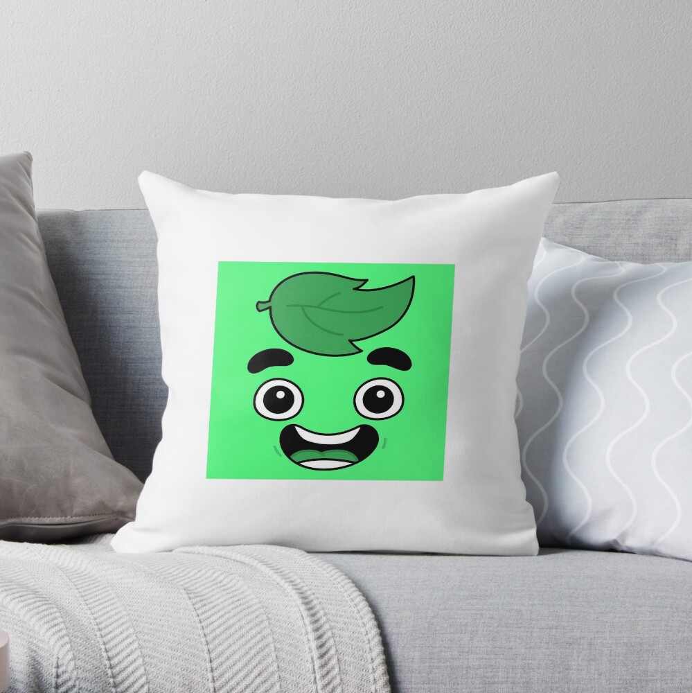 Guava Juice Youtuber Logo Throw Pillow By Monroes Redbubble - guavs has a clone roblox youtube