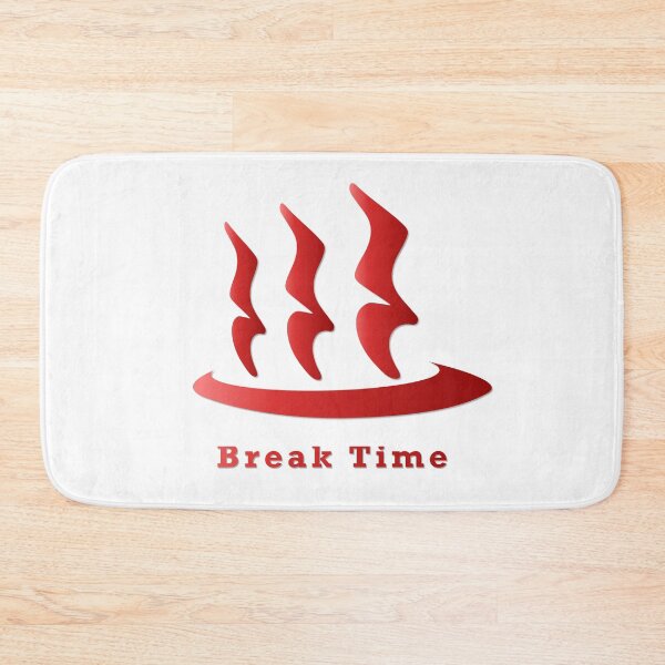 Item preview, Quarter Rest & Onsen Symbol - white BackGround designed and sold by hirokino.