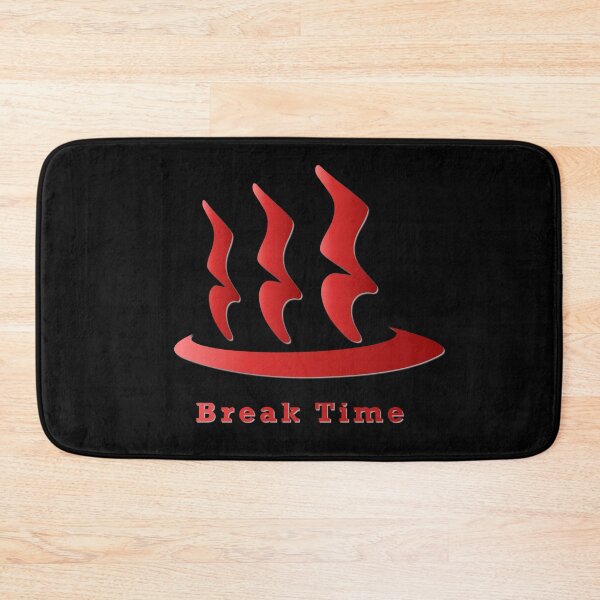 Item preview, Quarter Rest & Onsen Symbol - Black BackGround designed and sold by hirokino.