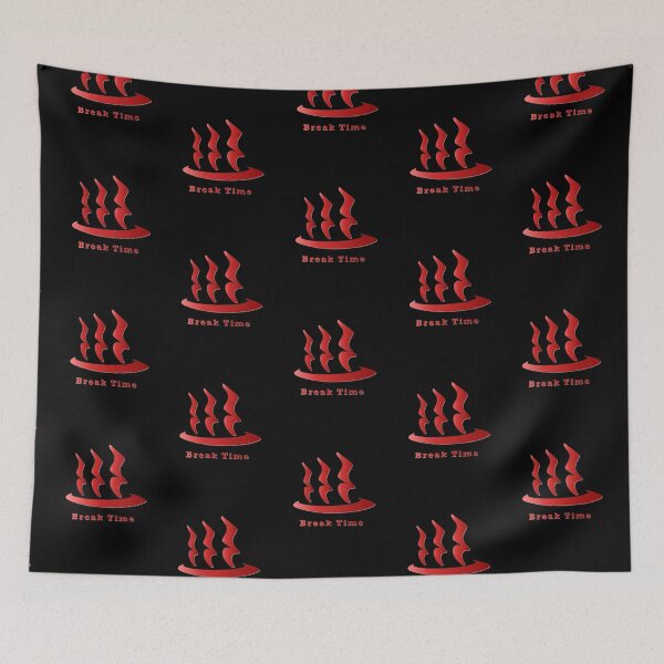 Item preview, Quarter Rest & Onsen Symbol - Black BackGround designed and sold by hirokino.