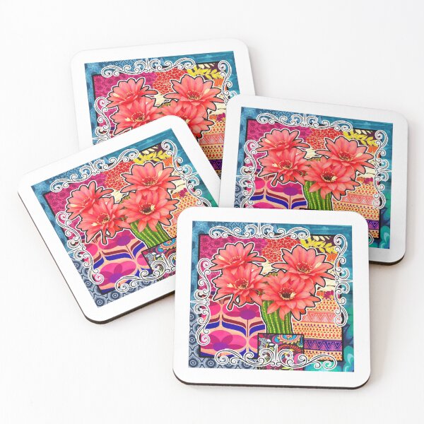 Item preview, Pink Cactus Floral Vibes designed and sold by artbyomega.