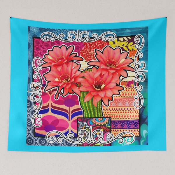 Item preview, Pink Cactus Floral Vibes designed and sold by artbyomega.