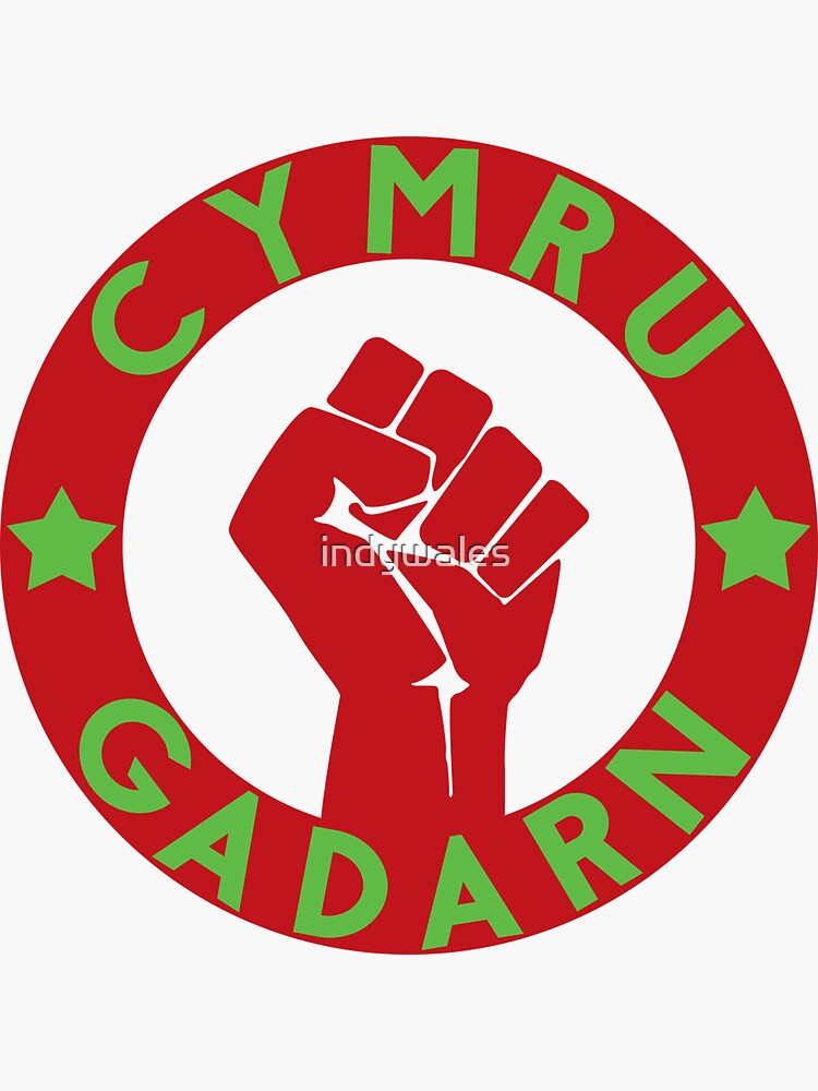 Thumbnail 3 of 3, Sticker, Cymru Gadarn - Wales Strong designed and sold by indywales.