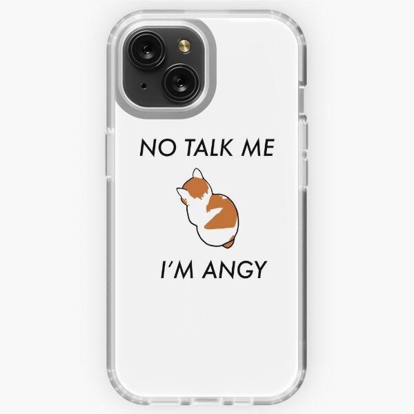 Anise: No Talk Me I'm Angy - Just Shapes And Beats - Phone Case