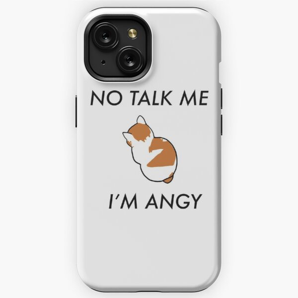 Anise: No Talk Me I'm Angy - Just Shapes And Beats - Phone Case