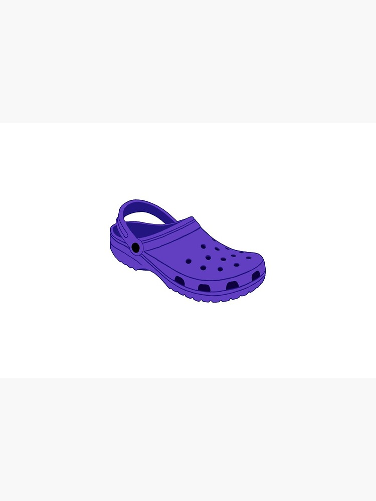 dark purple crocs