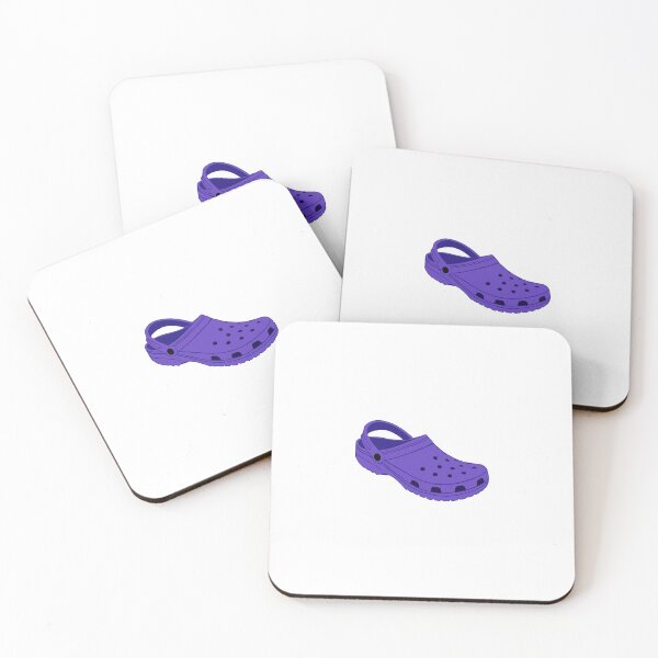 Aperçu de l'œuvre Crocs violet foncé créée et vendue par Molly Denning.