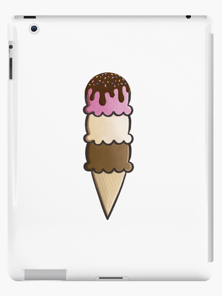 I Scream You Scream, We All Scream For Ice Cream - CREAM iPad Case & Skin  for Sale by Lallinda