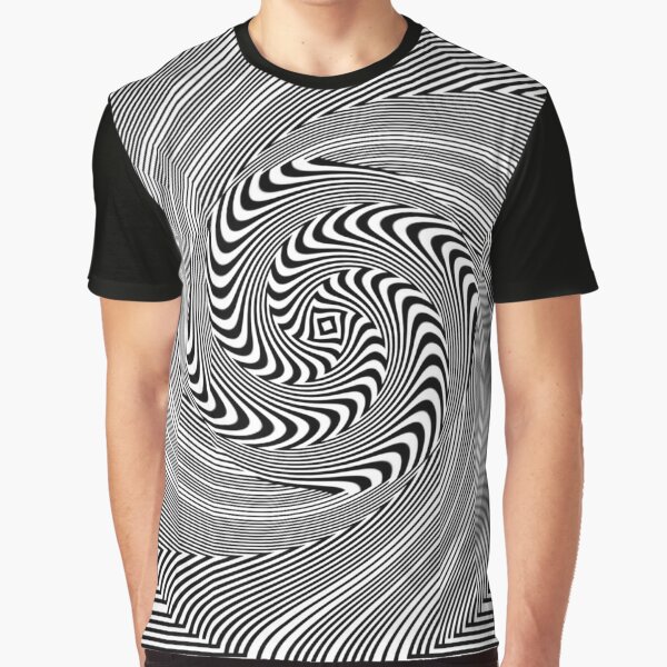 #Pattern, #vortex, #design, #abstract, geometry, creativity, illustration, hypnosis, spiral, intricacy, illusion Graphic T-Shirt