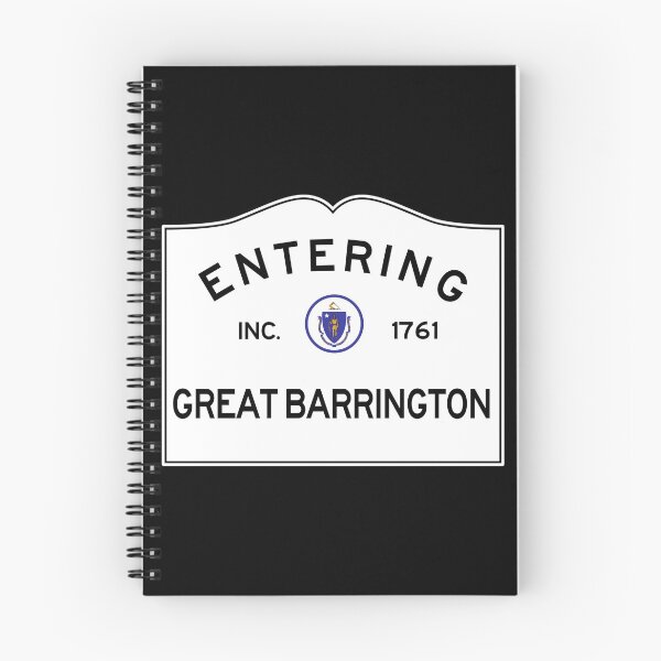 Item preview, Entering Great Barrington Massachusetts - Commonwealth of Massachusetts Road Sign  designed and sold by NewNomads.