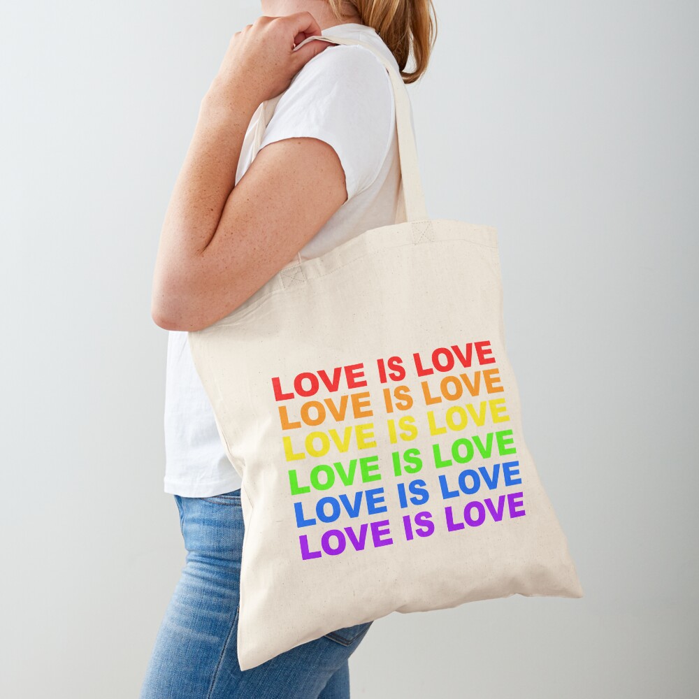 "Love is love" Tote Bag for Sale by TrishGrove Redbubble