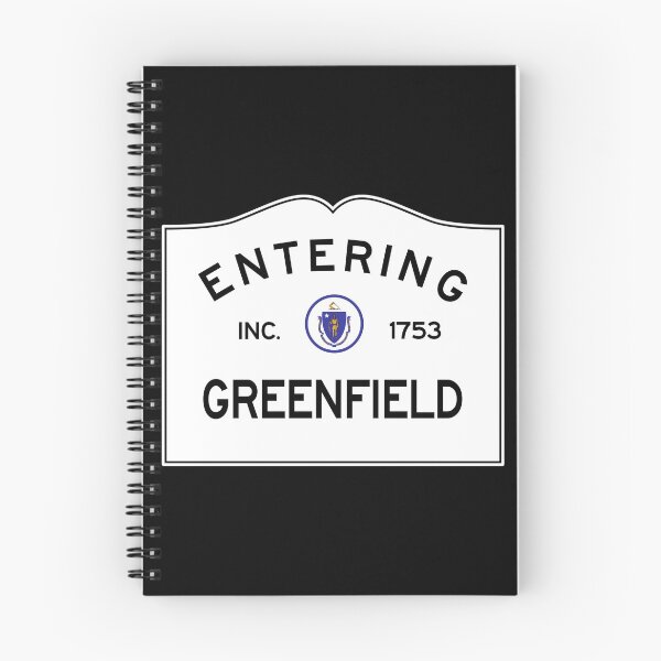 Item preview, Entering Greenfield Massachusetts - Commonwealth of Massachusetts Road Sign  designed and sold by NewNomads.
