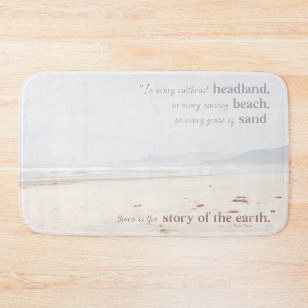 Item preview, Curving Beach Oregon Coast Dream with Quote designed and sold by nancyjcreates.
