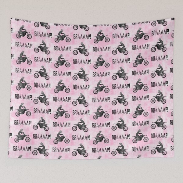 Item preview, Motocross BRAAAAP! - pink designed and sold by littlearrow.