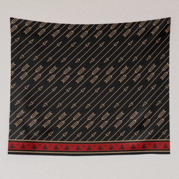 Item preview, Arrows Flying (Black Red) designed and sold by MelvinWarEagle.