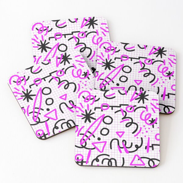 Item preview, Party People - Abstract Geometrical Digital Line Art designed and sold by Plastic Memory Archive.