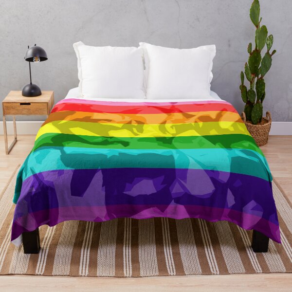 Item preview, Textured Abstract Gilbert Baker Pride Flag Serie grande 1 designed and sold by AbstruseArtisan.
