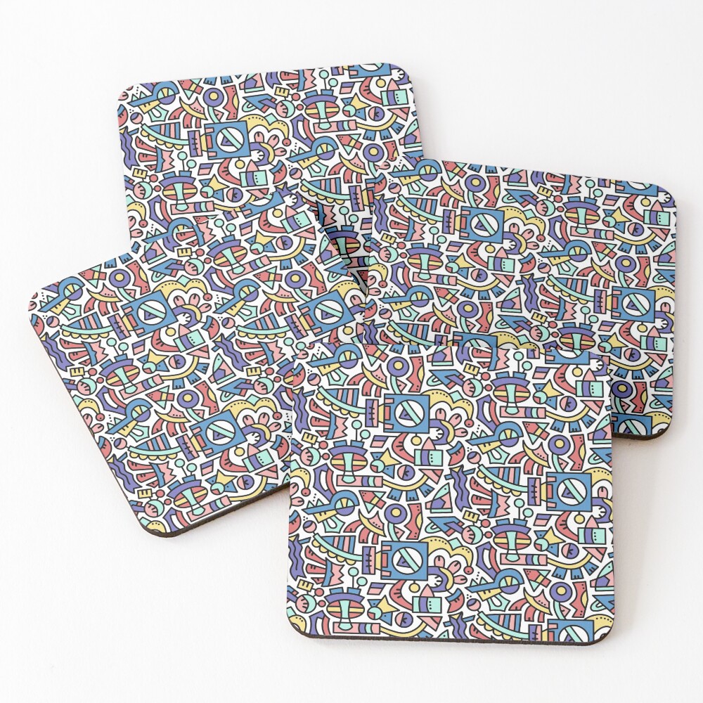 Item preview, Coasters (Set of 4) designed and sold by inklaura.
