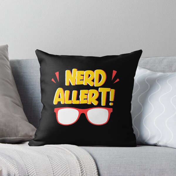Item preview, Nerd Allert glasses freak nerdy gift designed and sold by redshirtz.