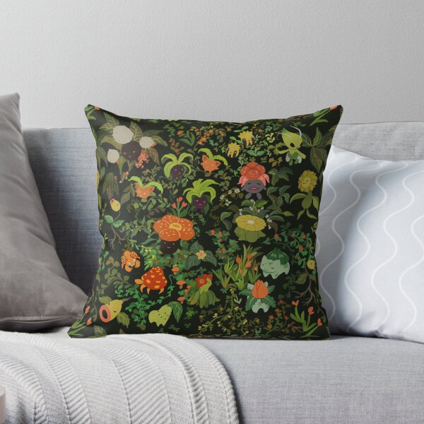 Forest Creatures Throw Pillow