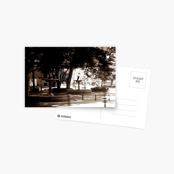 street fountains Postcard