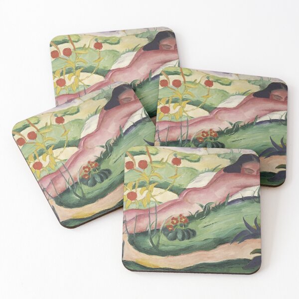 Item preview, Franz Marc Lady in Flowers 1910 designed and sold by digitalvintage.