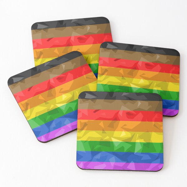 Item preview, Textured Abstract Philadelphia Pride Flag Large Series 1 designed and sold by AbstruseArtisan.