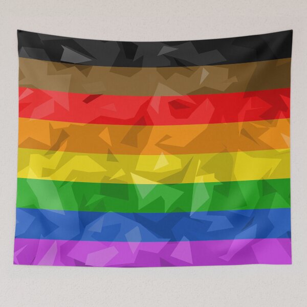 Item preview, Textured Abstract Philadelphia Pride Flag Large Series 1 designed and sold by AbstruseArtisan.