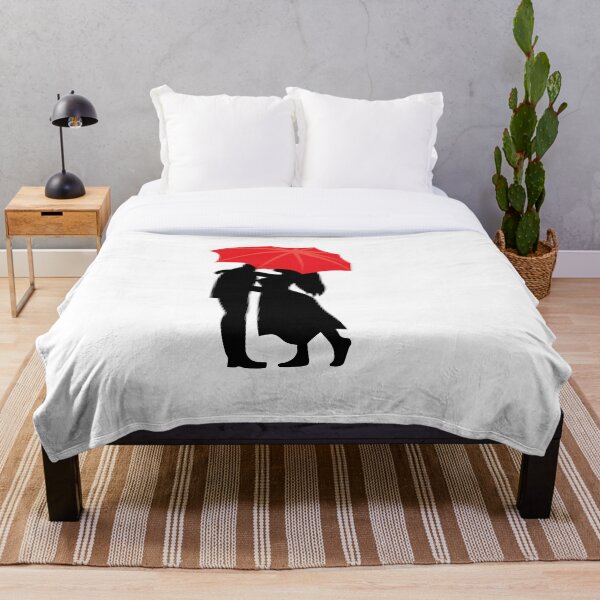 Item preview, Couple Kissing Under A Red Umbrella designed and sold by AdamStCyr.