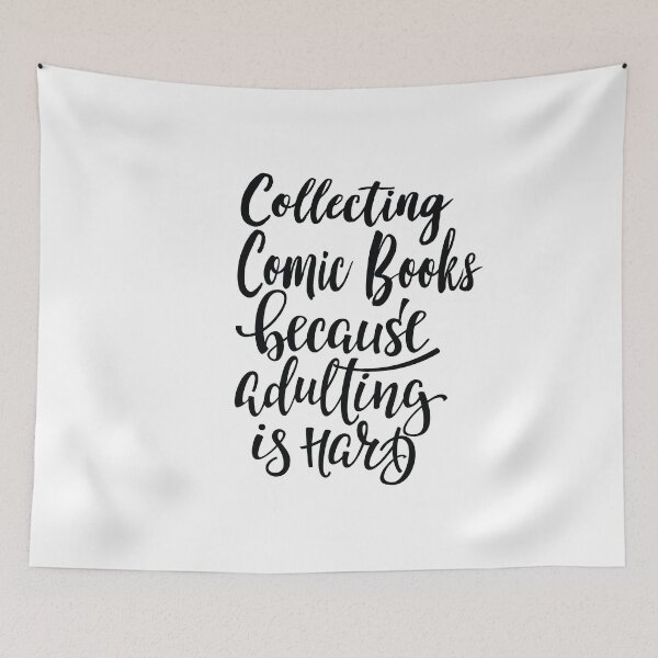 Item preview, Collecting Comic Books Because Adulting Is Hard designed and sold by ProjectX23.