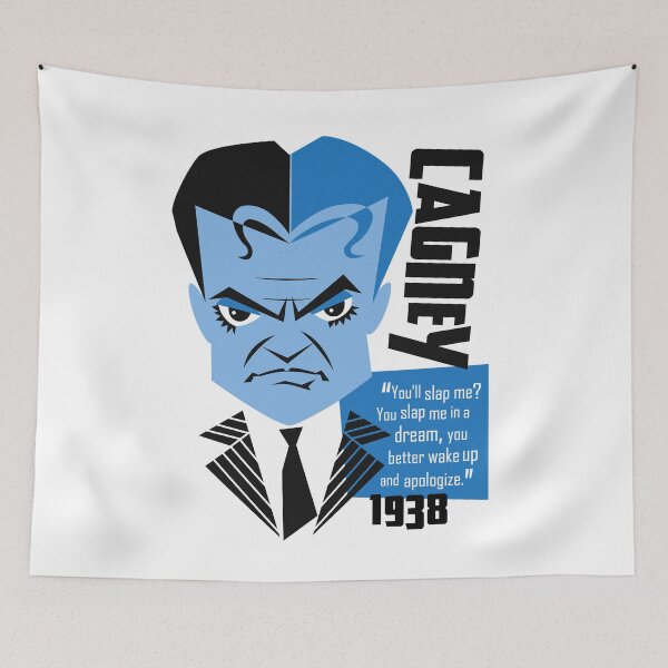 Item preview, From classic films, famous actor James Cagney. Original caricature with quote from Angels with Dirty Faces, 1938.  designed and sold by DKMurphy.