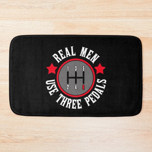 Item preview, Real Men use three Pedals Auto Switch Gift designed and sold by redshirtz.