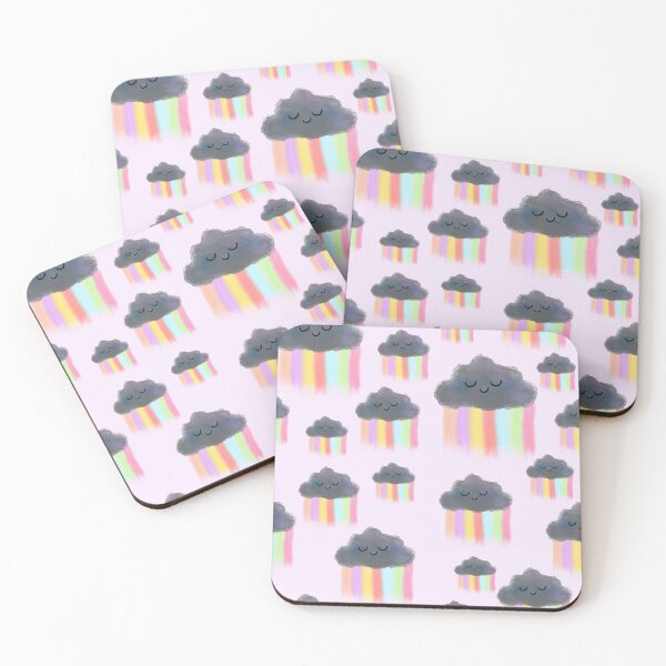 Item preview, Kawaii Rainclouds-Pink designed and sold by SturgesC.