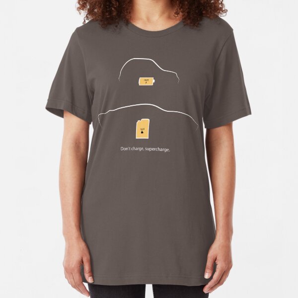 Don't Charge, Supercharge Slim Fit T-Shirt