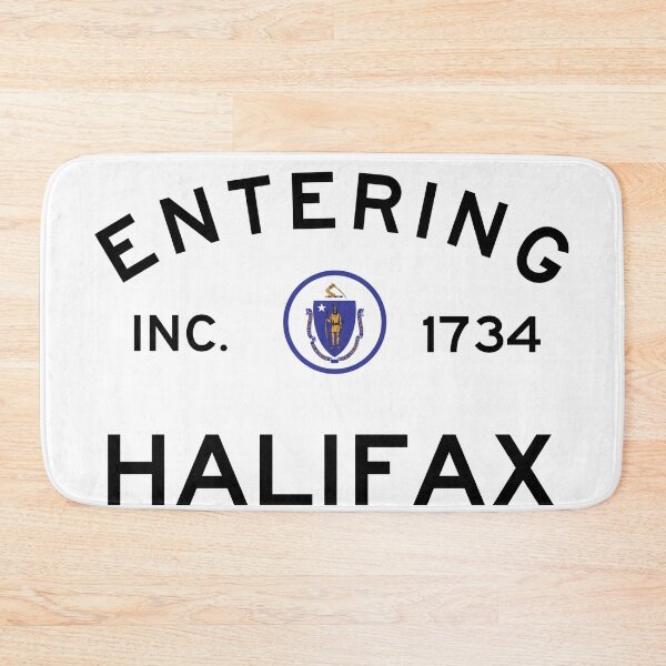 Item preview, Entering Halifax - Commonwealth of Massachusetts Road Sign designed and sold by NewNomads.