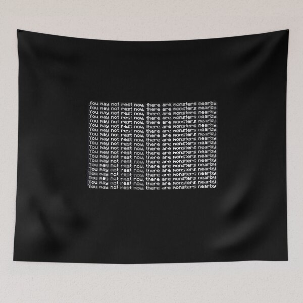 Item preview, You May Not Rest Now Monsters Nearby designed and sold by Altohombre.