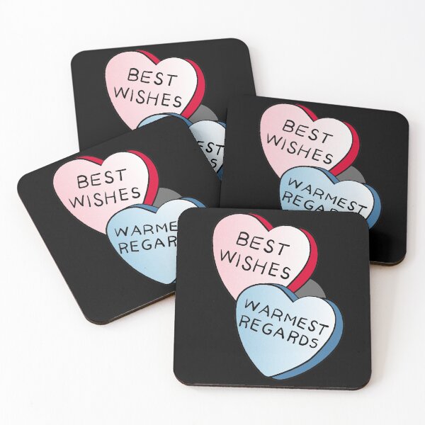 Item preview, Best Wishes, Warmest Regards on candy. David Rose and Stevie banter awkwardly in Schitt's Creek at the Rosebud Moteel designed and sold by The-Goods.