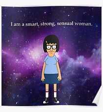 Tina Belcher Galaxy Poster