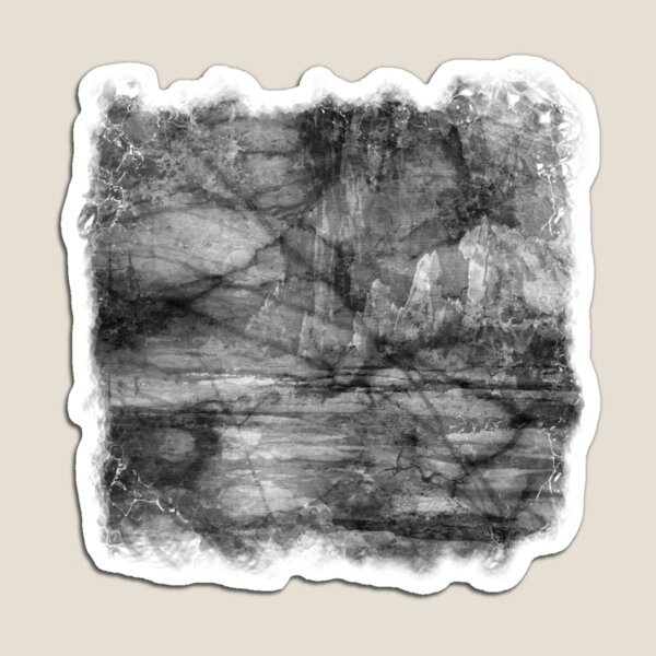 The Atlas of Dreams - Plate 13 (b&w) Magnet