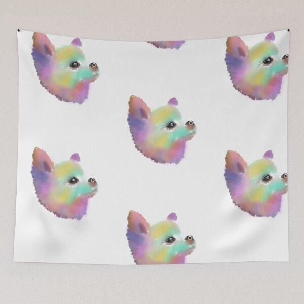 Item preview, Rainbow Pomeranian Puppy designed and sold by PaintingbyAgnes.