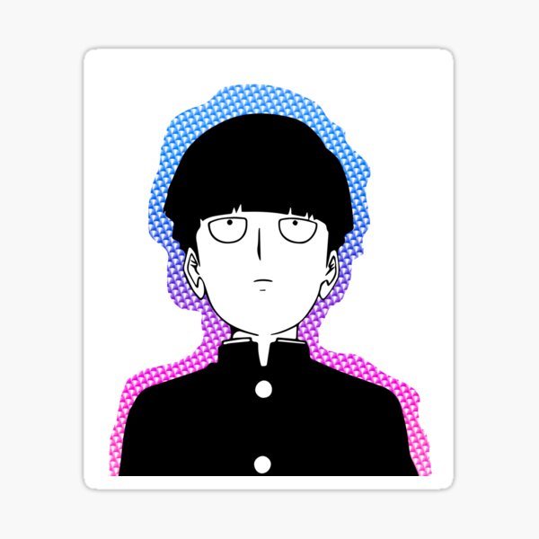 Shigeo Kageyama - Aura モ ブ サ イ コ 100 Sticker