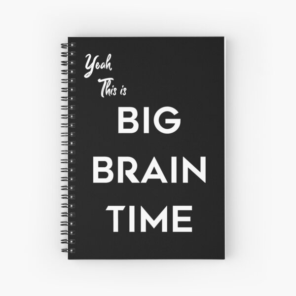 Video Gamers Spiral Notebooks Redbubble - big brain roblox codes obby