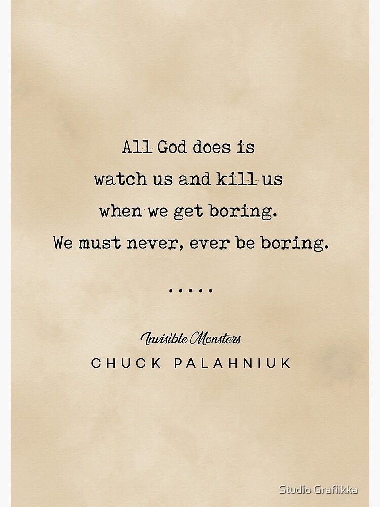 Fight club chuck palahniuk image
