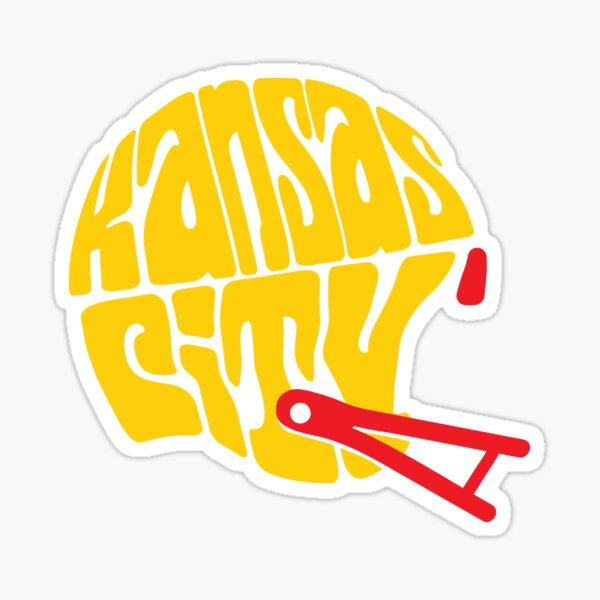 "Kansas City Helmet" Sticker for Sale by katyrobbs Redbubble