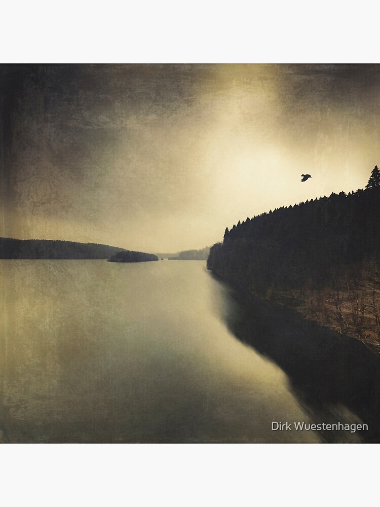 Thumbnail 3 of 3, Art Print, Quiet Lake designed and sold by DyrkWyst.