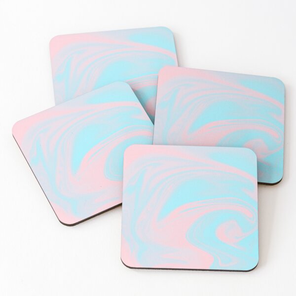 Item preview, BUBBLE POP - Aesthetic Holographic Minimalist Pastel Pink & Blue Background  designed and sold by GRDNT.