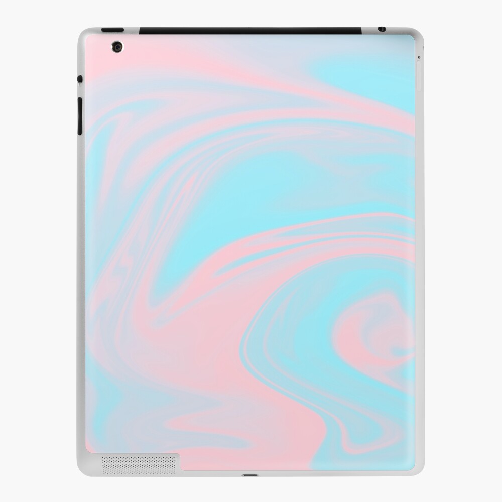 Bubble Pop Aesthetic Holographic Minimalist Pastel Pink Blue Background Ipad Case Skin By Grdnt Redbubble