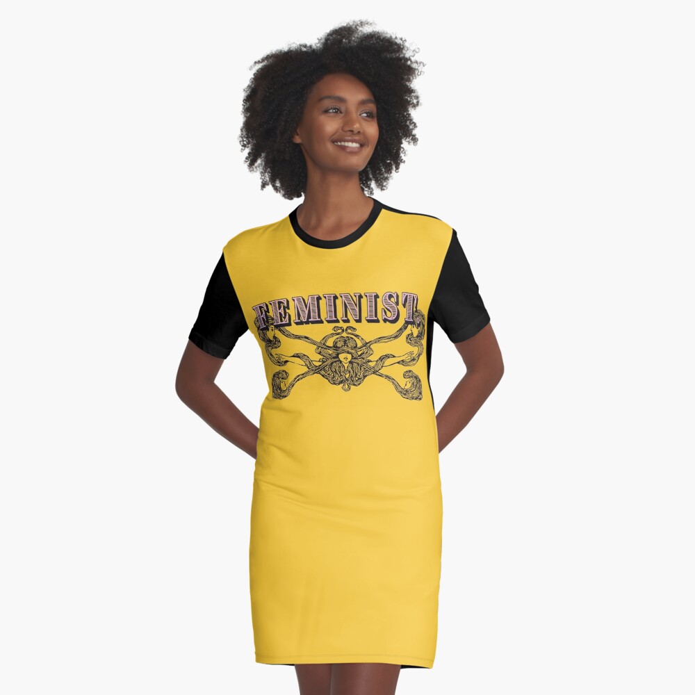 Item preview, Graphic T-Shirt Dress designed and sold by OwlishArts.
