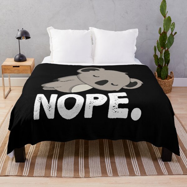 Item preview, Nope sleeping koala australia no gift designed and sold by redshirtz.